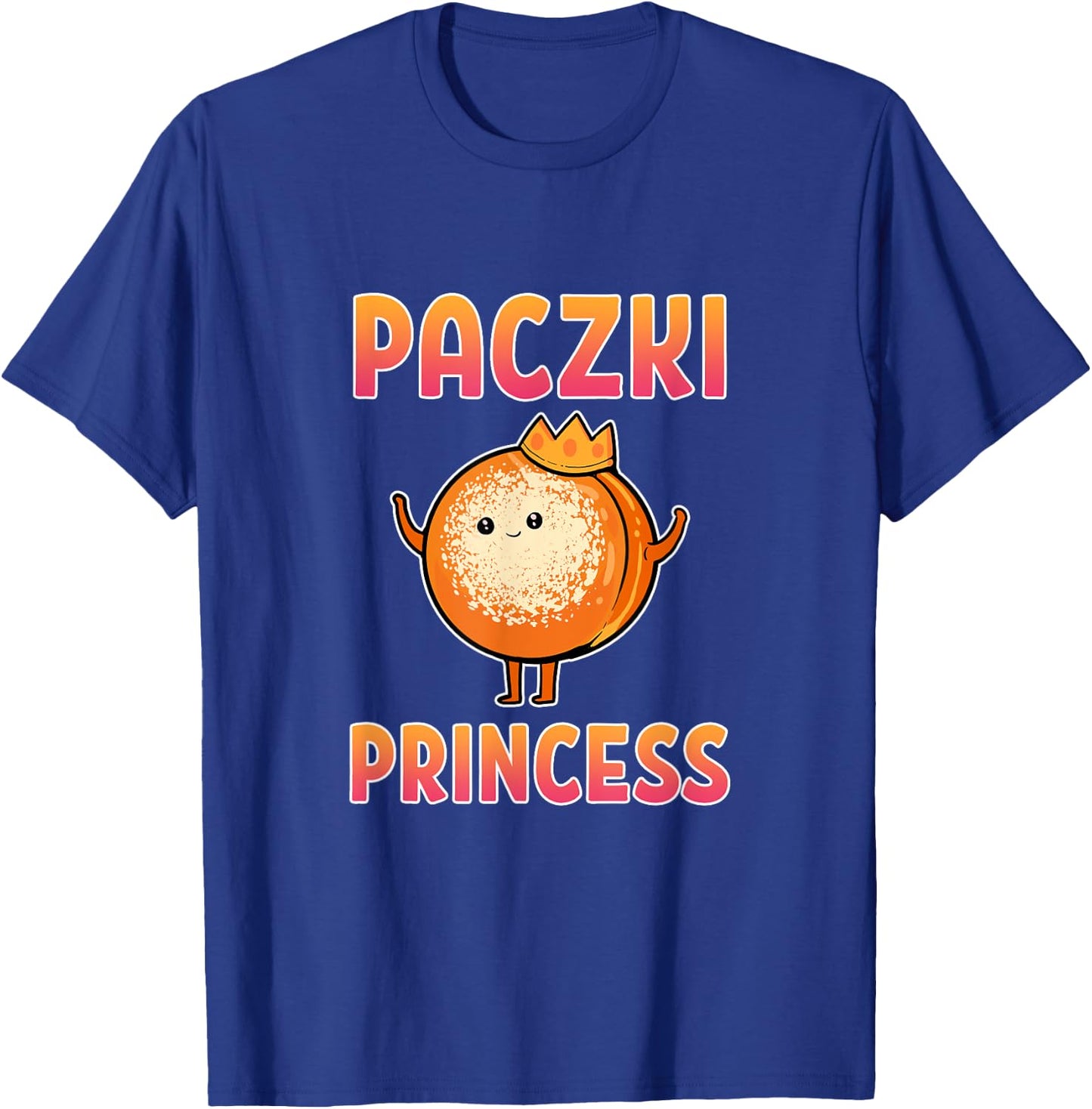 Cool Paczki Princess Doughnut Kawaii Polish Anime Donut Girl T-Shirt - T-Shirt | Royal