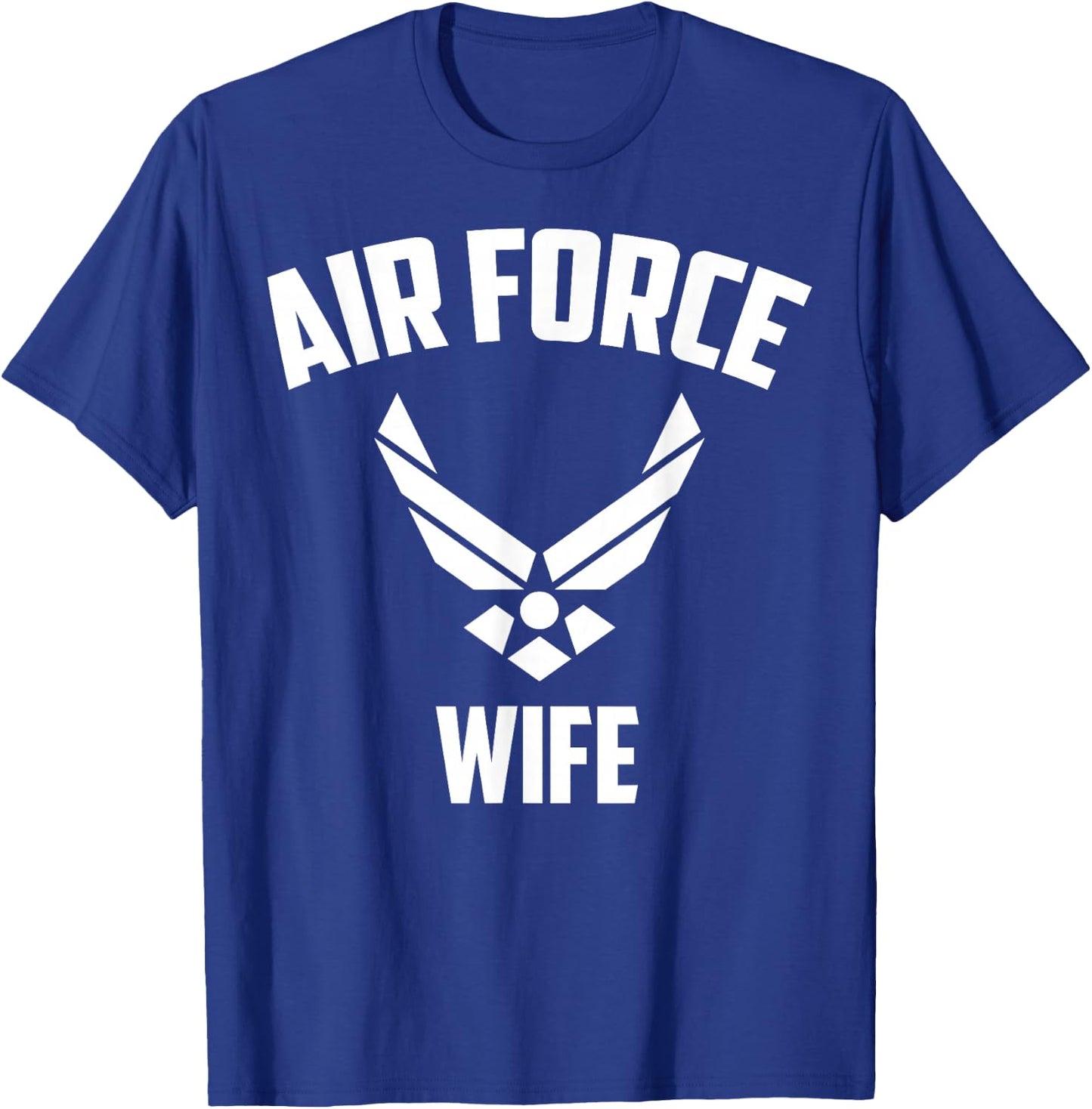 Cool Air Force Wife Gift | Best Proud Veteran Military Women T-Shirt - T-Shirt | Royal