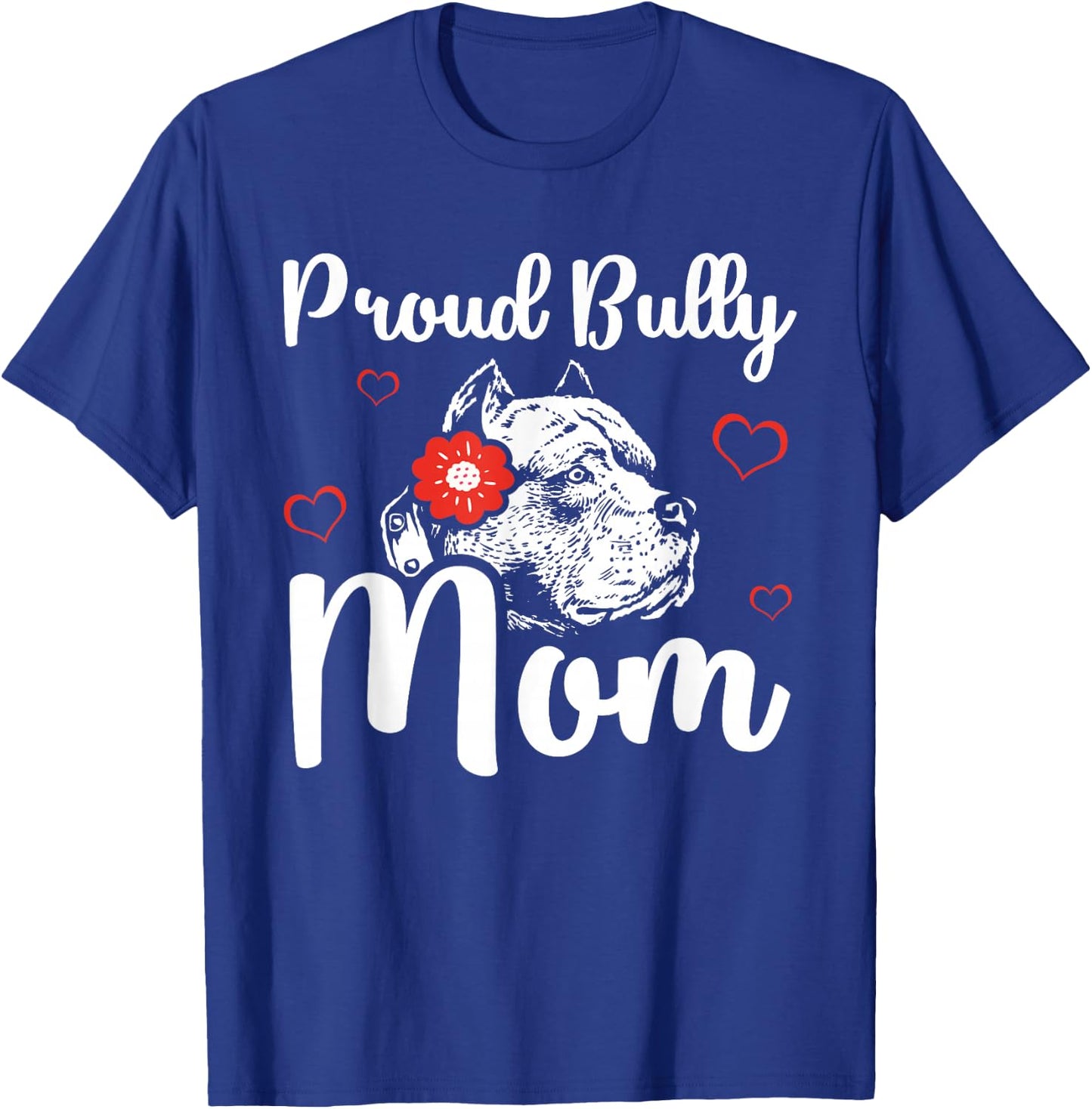 Bully Mom | American Bully Pitbull Dog Owner T-Shirt - T-Shirt | Royal