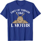 Moth Insect Entomologist List Of Things I Like Moths T-Shirt - T-Shirt | Royal