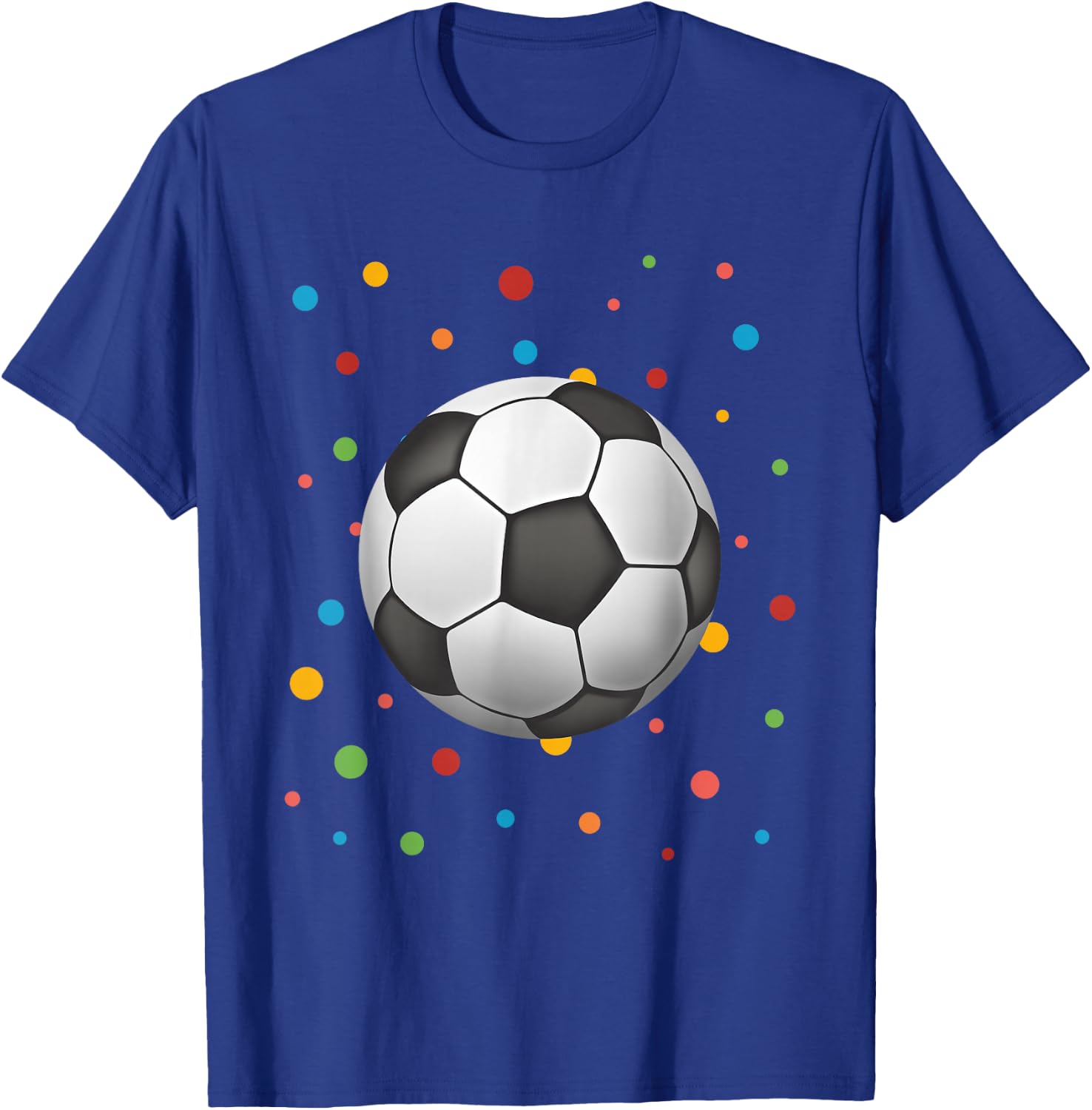 Dot Day Shirt Polka Dots Soccer Kids Boys Girls Youths T-Shirt - T-Shirt | Royal