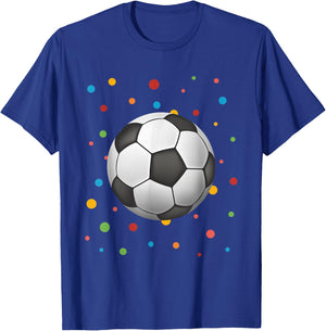 Dot Day Shirt Polka Dots Soccer Kids Boys Girls Youths T-Shirt - T-Shirt | Royal
