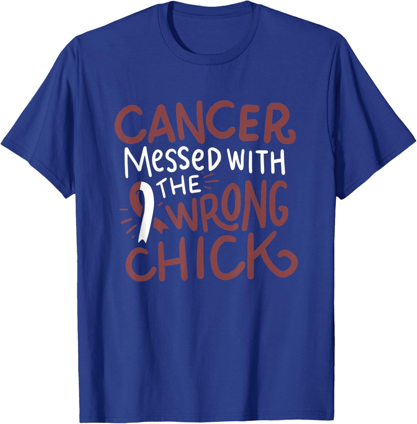 Head Neck Cancer Fighter Chemo Gift White Burgundy Ribbon T-Shirt - T-Shirt | Royal