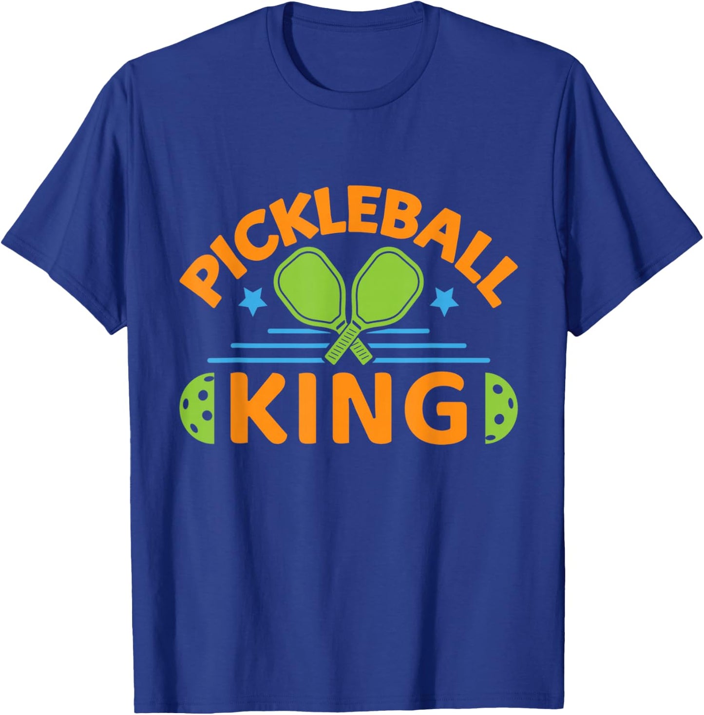 Funny Pickleball King Dink Dinking Love To Play Pickleball T-Shirt - T-Shirt | Royal