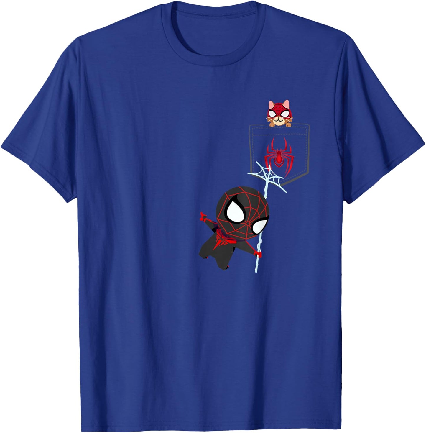 Marvel Spider-Man Miles Morales Game Spidey and Spider-Cat T-Shirt - T-Shirt | Royal