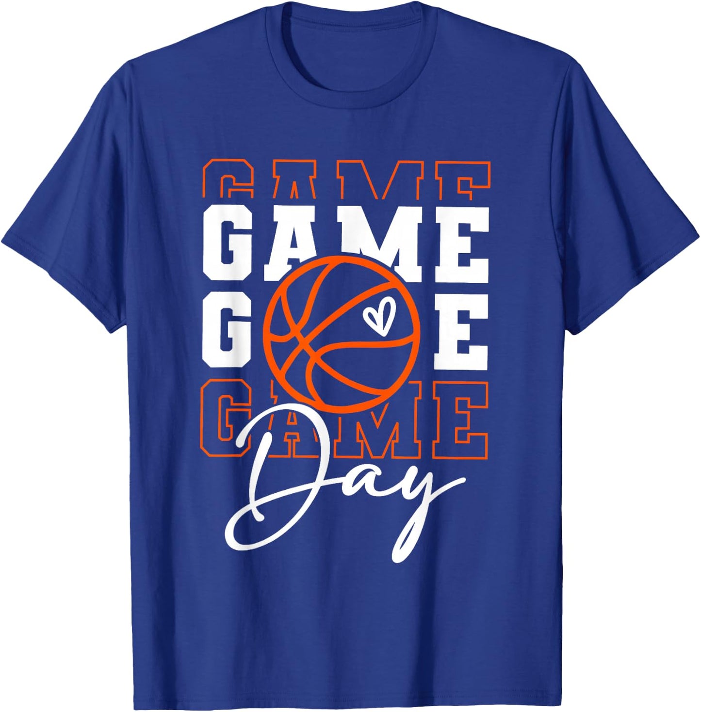 Game Day Basketball Shirt Wineb For Boy Girl Basketball Mom T-Shirt - T-Shirt | Royal