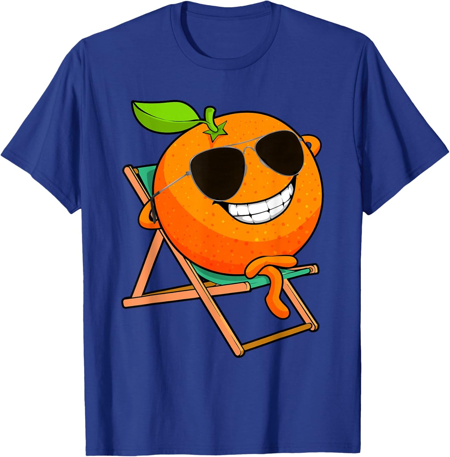Funny Orange Design Women Kids Orange Fruit Lovers T-Shirt - T-Shirt | Royal