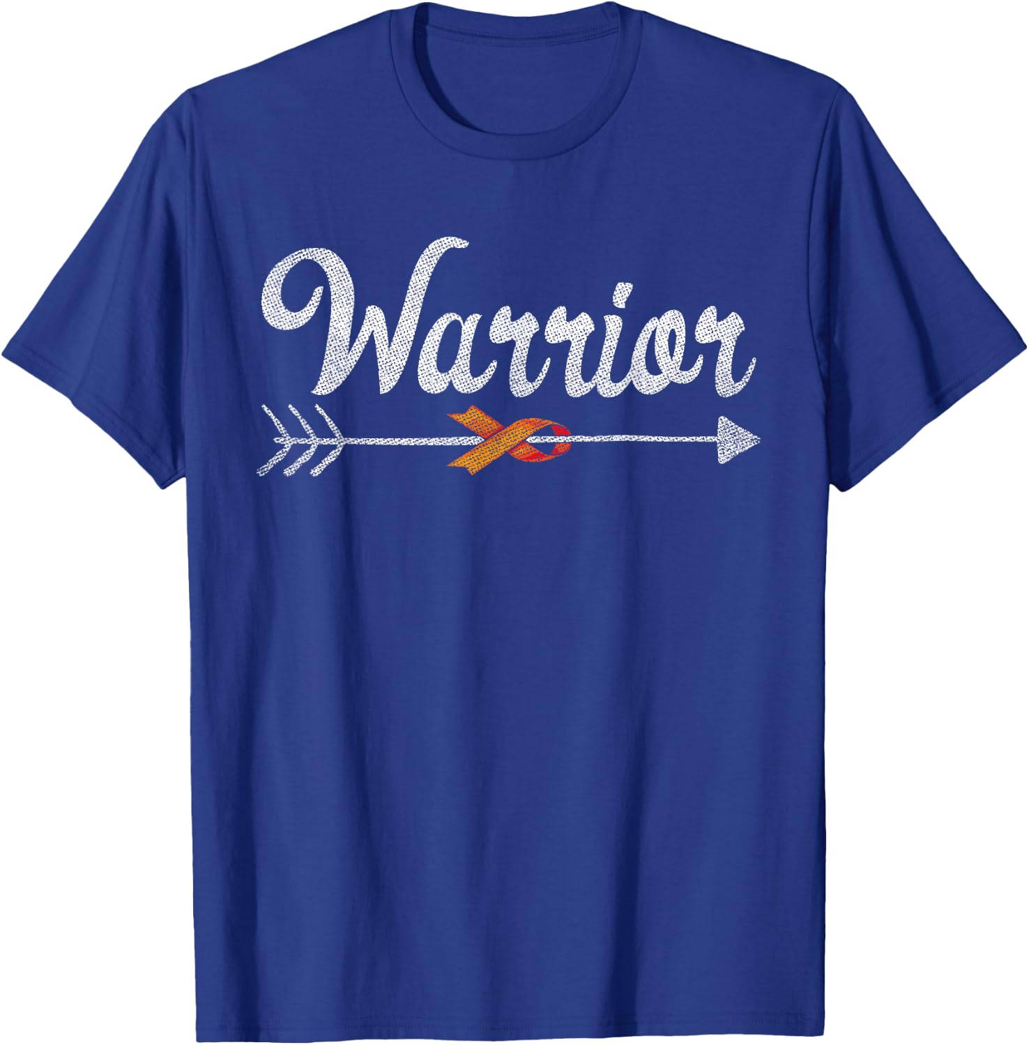 Kidney Cancer Awareness Support Gift Warrior T-Shirt - T-Shirt | Royal