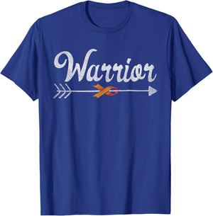 Kidney Cancer Awareness Support Gift Warrior T-Shirt - T-Shirt | Royal