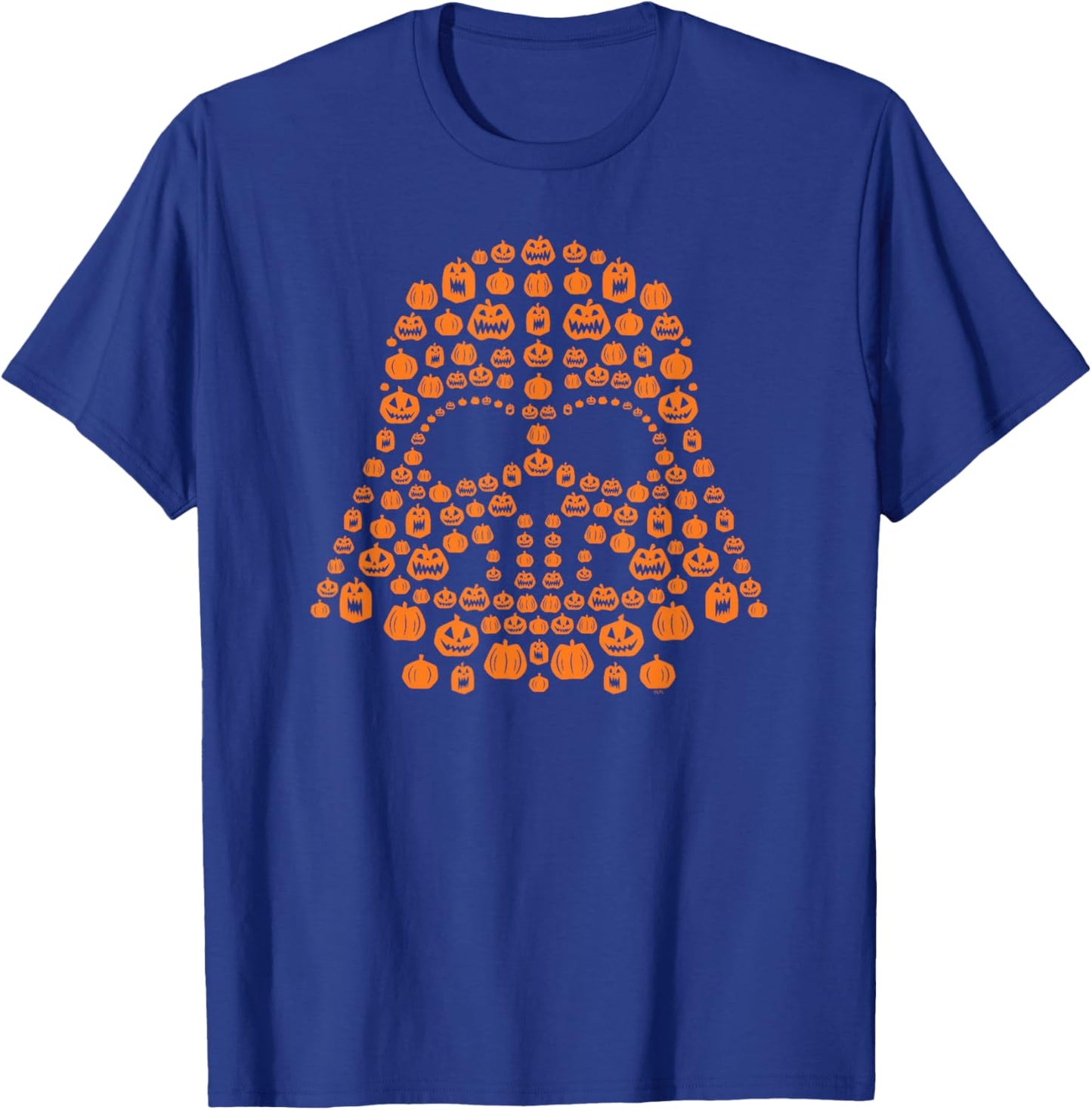 Star Wars Halloween Darth Vader Jack-o’-Lantern Pumpkins T-Shirt - T-Shirt | Royal
