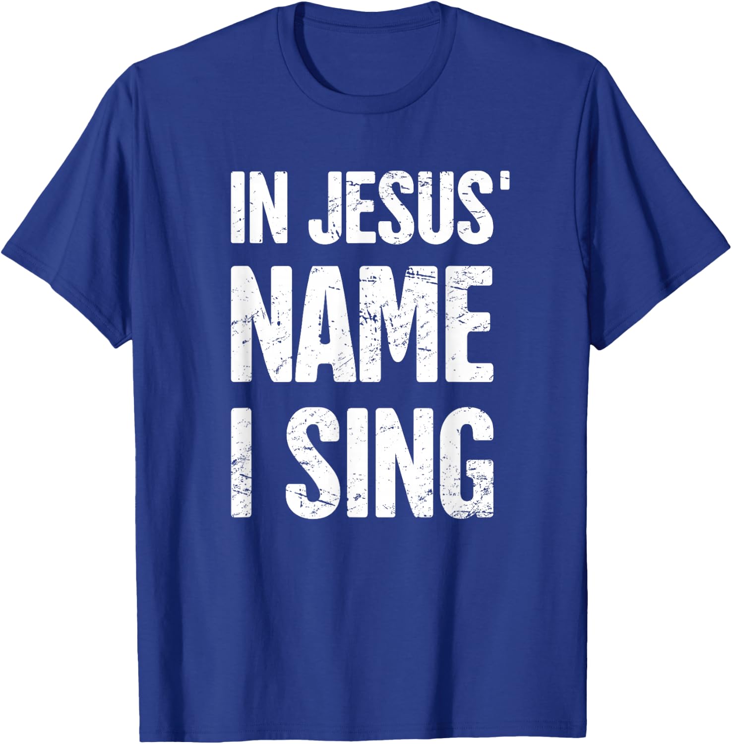 Christian Band Vocalist / Church Choir T-Shirt - T-Shirt | Royal