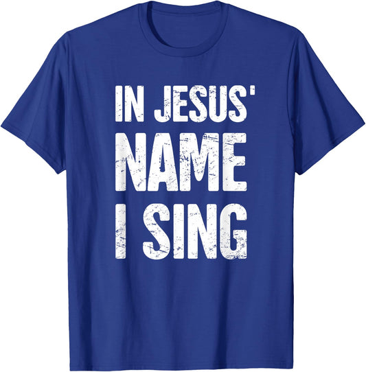 Christian Band Vocalist / Church Choir T-Shirt - T-Shirt | Royal