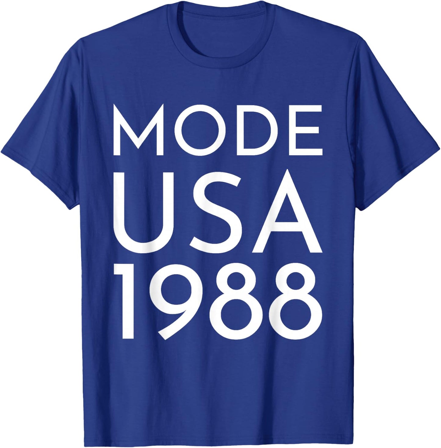 Fashion USA 1988 Mass Tour T-Shirt - T-Shirt | Royal