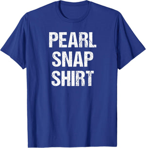 Texas Cowboy and Country Music for Rodeo Lovers a Pearl Snap T-Shirt - T-Shirt | Royal