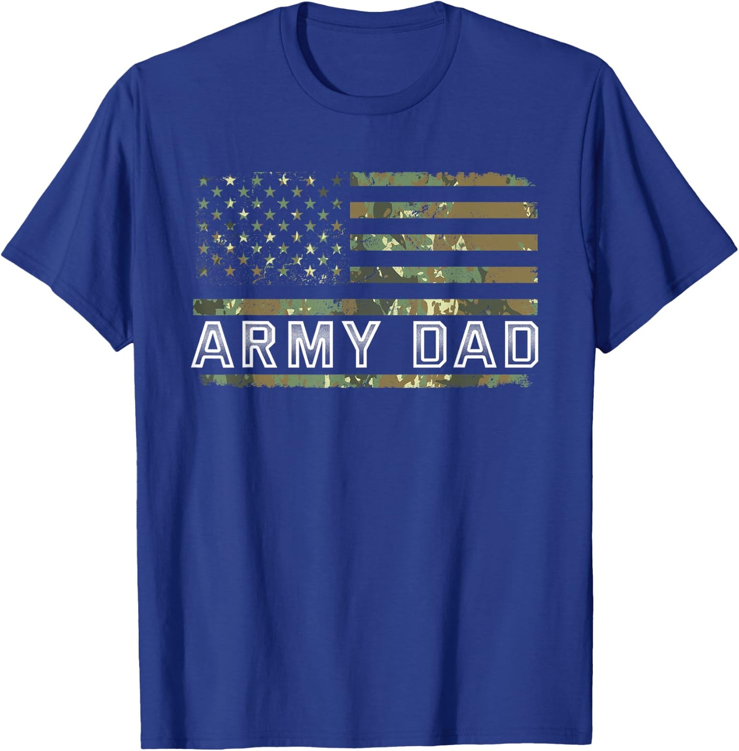 Army Dad Fathers Day T-Shirt - T-Shirt | Royal