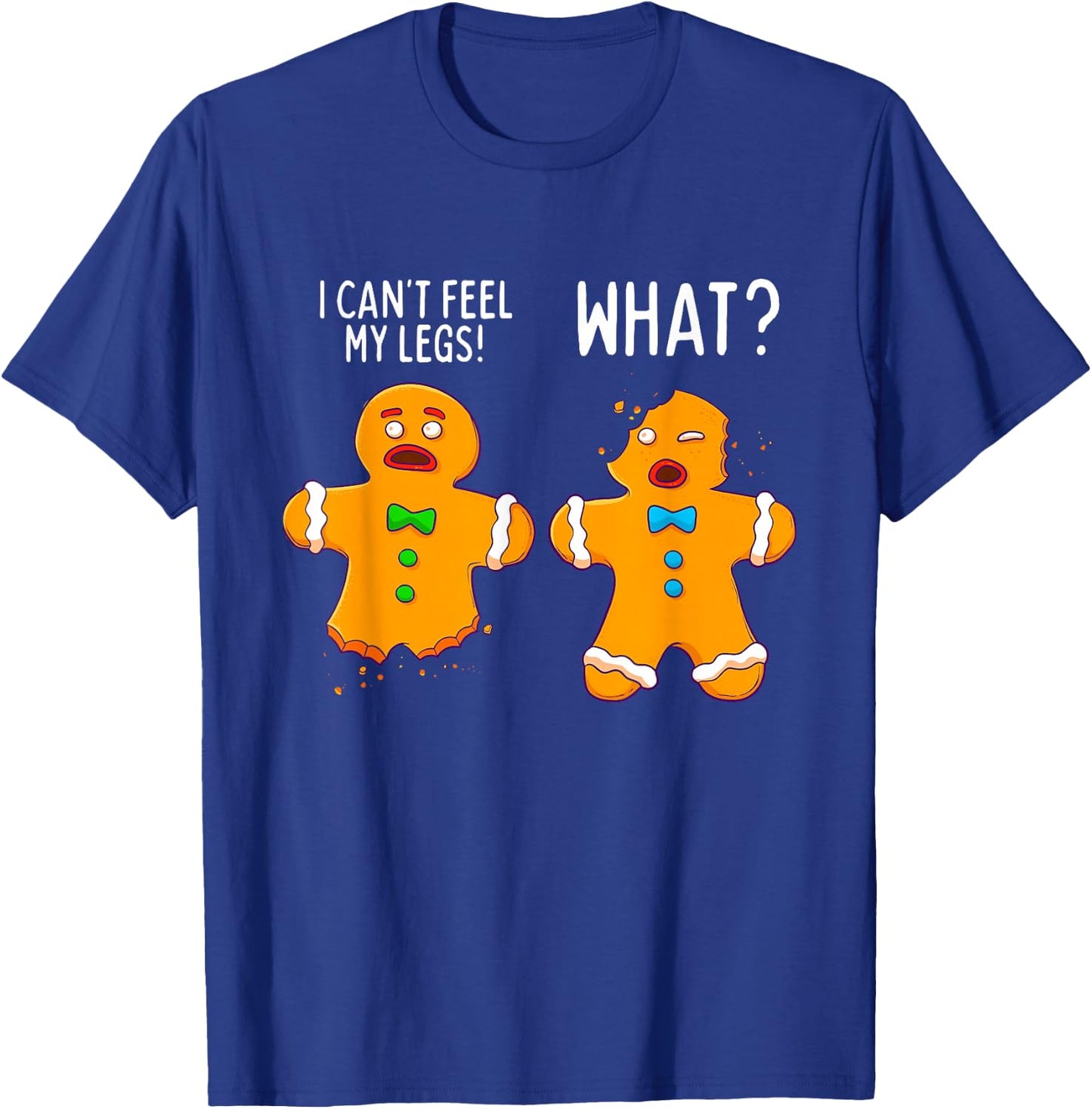Gingerbread Men Christmas Funny Cookie Baking Gift T-Shirt - T-Shirt | Royal