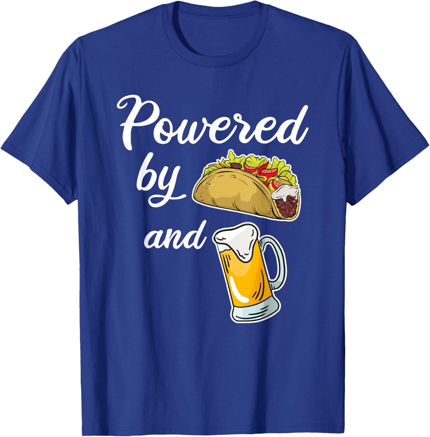Taco Beer Shirt Funny Taco & Beer Lover Joke Taco Gift T-Shirt - T-Shirt | Royal