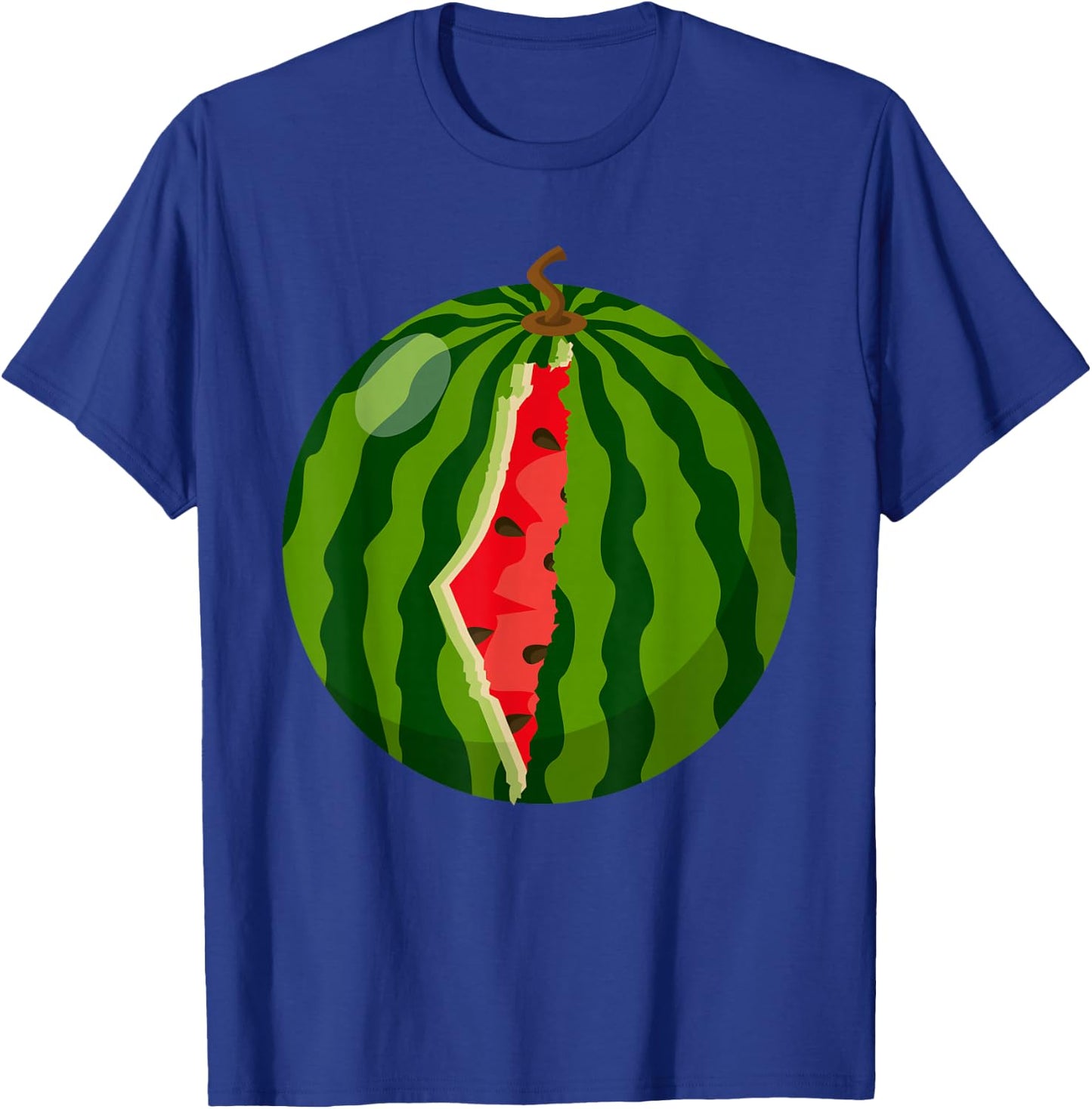 Palestine Map Watermelon Arabic Calligraphy T-Shirt - T-Shirt | Royal