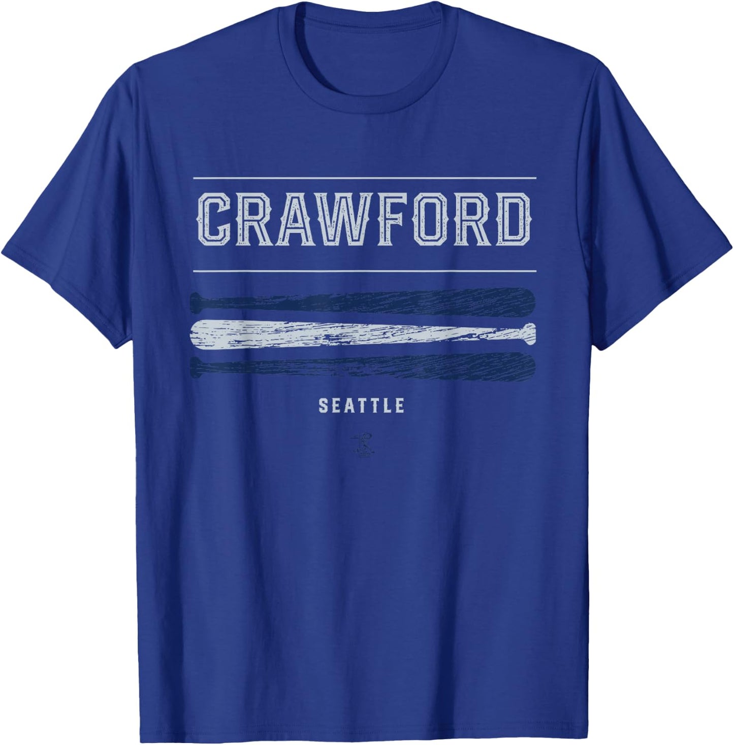 J P Crawford Vintage Baseball Bat Gameday T-Shirt - T-Shirt | Royal