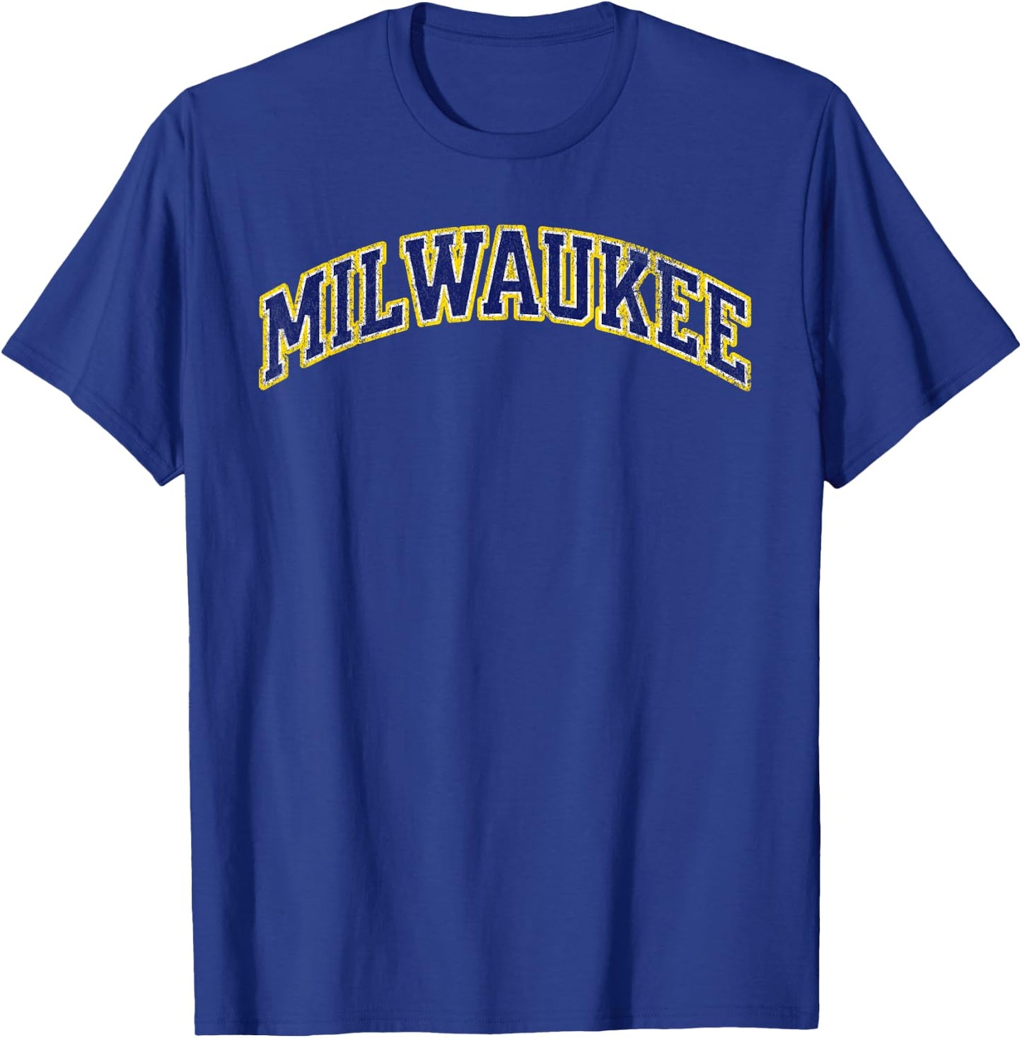 Milwaukee vintage baseball city T-Shirt - T-Shirt | Royal