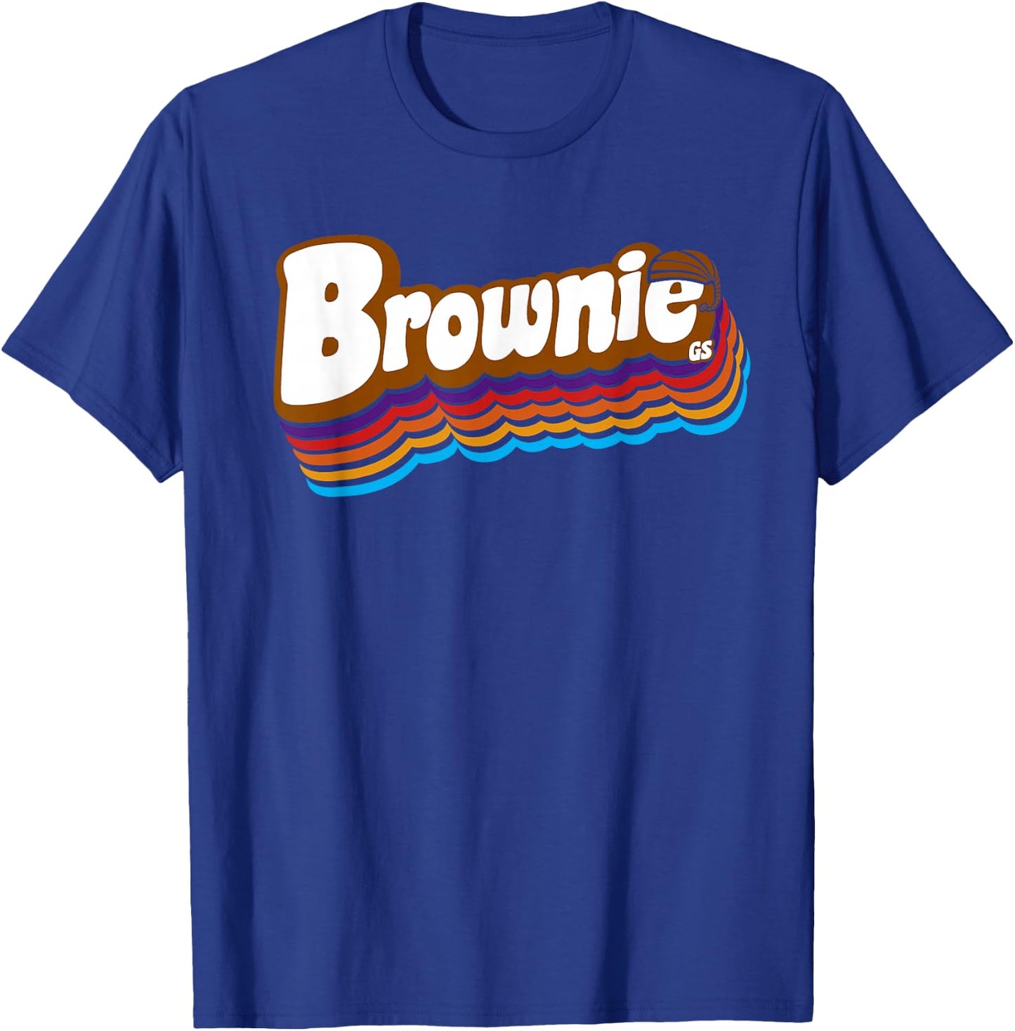 Girls Brownie Retro Troop | Scouting T-Shirt - T-Shirt | Royal