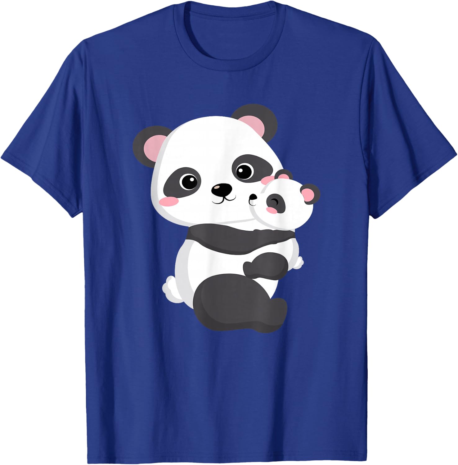 Mommy Panda with Baby, Mum Panda with Baby, Baby Shower T-Shirt - T-Shirt | Royal