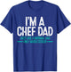 Chef Dad Daddy Cook Father's Day Gift T-Shirt - T-Shirt | Royal