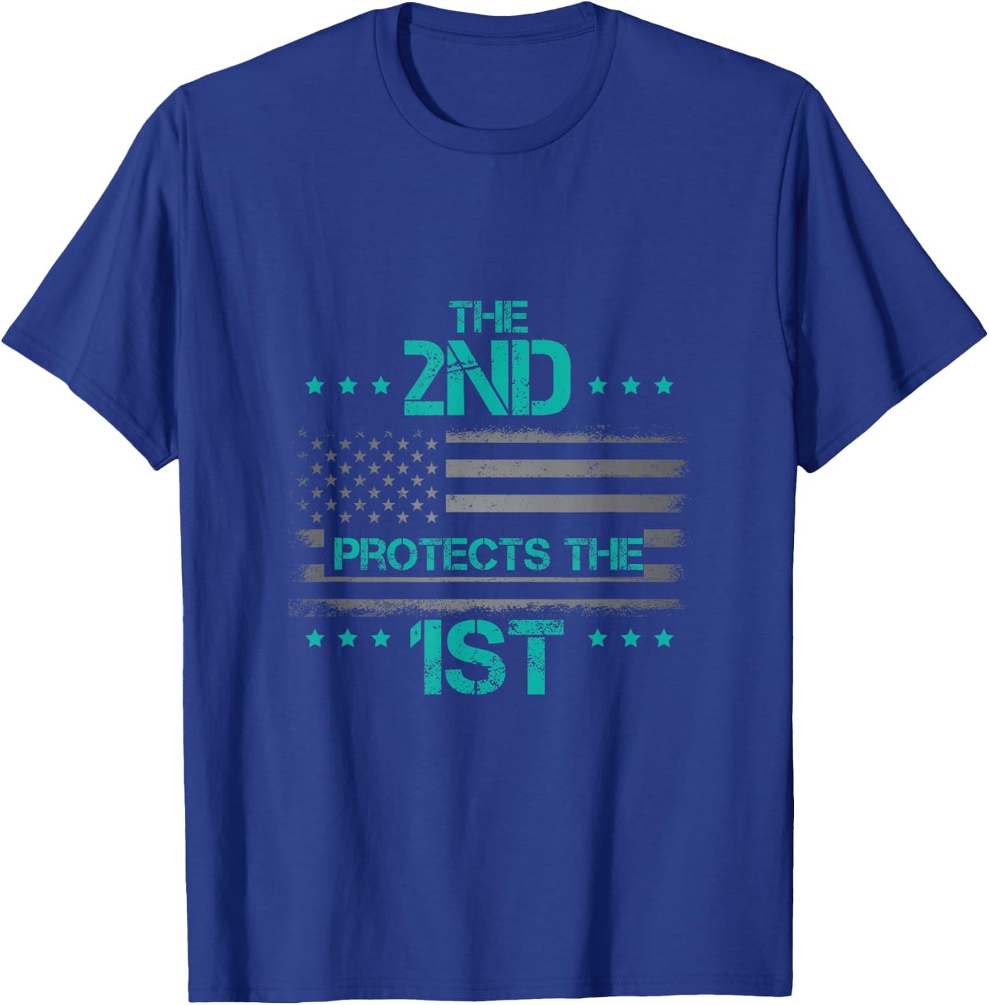 The 2nd Protects The 1st T-Shirt - T-Shirt | Royal