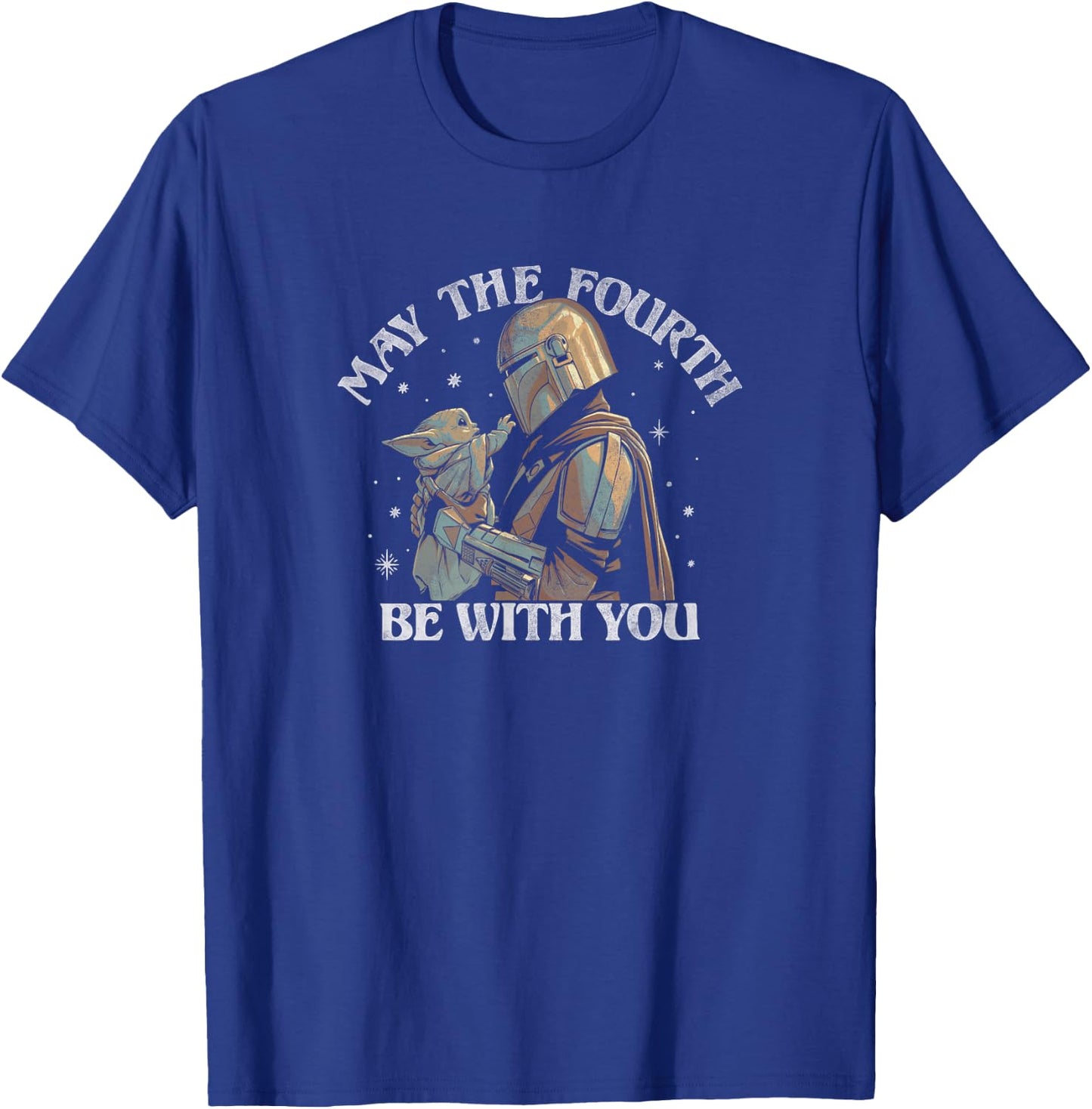 Star Wars The Mandalorian May The Fourth Be With You Stamp T-Shirt - T-Shirt | Royal