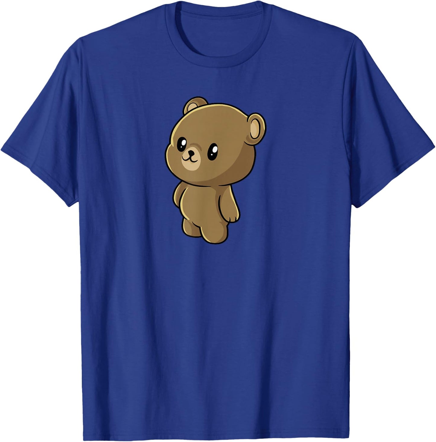 Kawaii Brown Bear Gift - Anime Grizzly Bear T-Shirt - T-Shirt | Royal