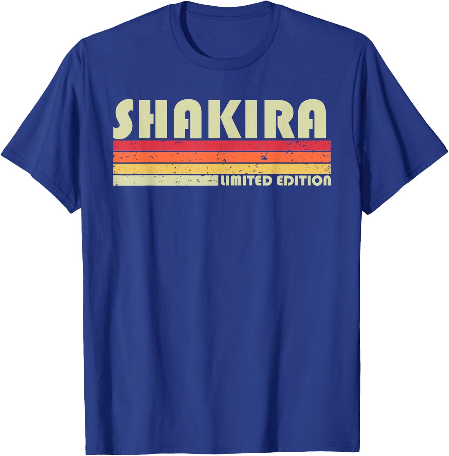 Shakira Name Personalized Retro Vintage 80s 90s Birthday T-Shirt - T-Shirt | Royal