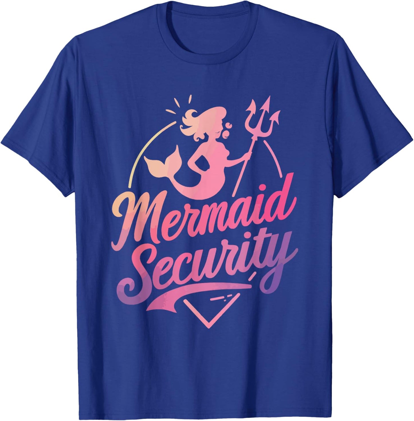 Mermaid Security T-Shirt - T-Shirt | Royal