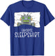 Favorite Sleepshirt Robot, Napping Robot Pajama T-Shirt - T-Shirt | Royal