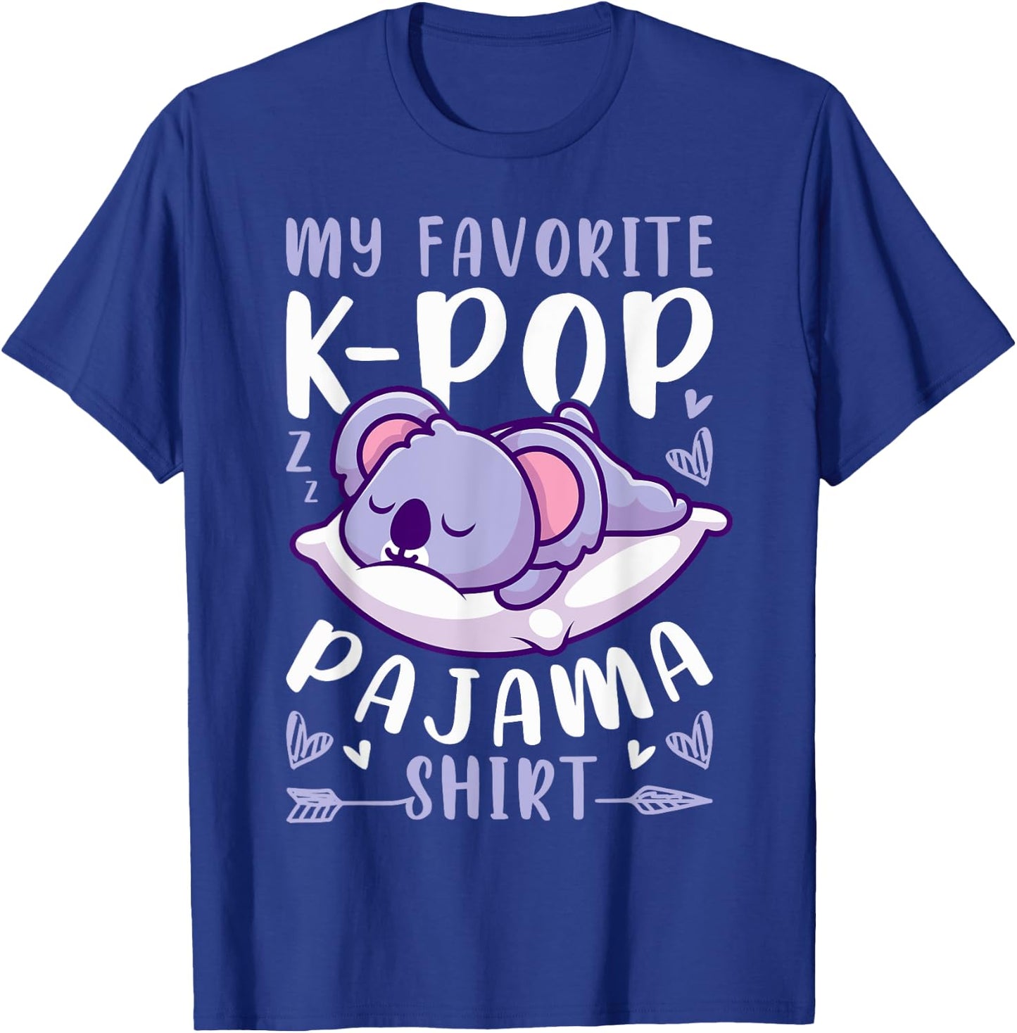 K-Pop Music, Sleeping Koala, K-Pop Pajama T-Shirt - T-Shirt | Royal