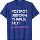 Foxtrot Uniform Charlie Kilo, Fuck Alzheimer's T-Shirt - T-Shirt | Royal