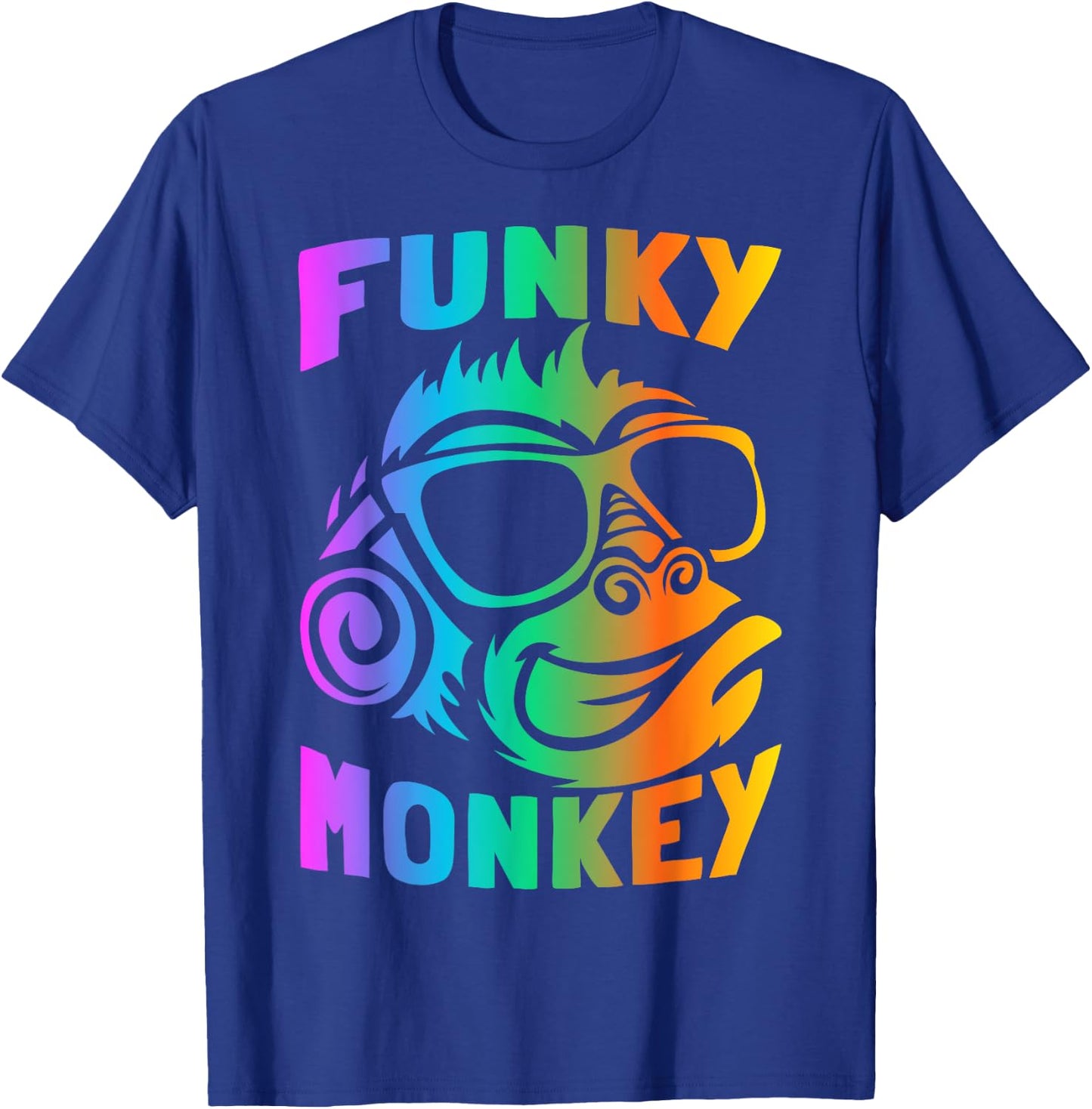 Funny Monkey T-Shirt - T-Shirt | Royal
