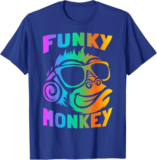 Funny Monkey T-Shirt - T-Shirt | Royal