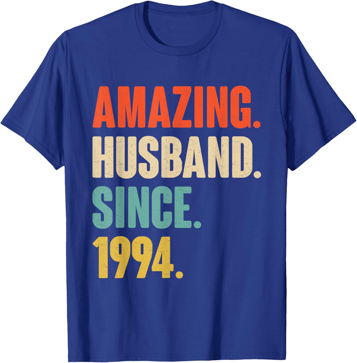 31st Wedding Anniversary Amazing Husband Since 1994 T-Shirt - T-Shirt | Royal
