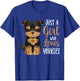 Yorkshire Terrier Just A Girl Who Loves Yorkies Girls T-Shirt - T-Shirt | Royal