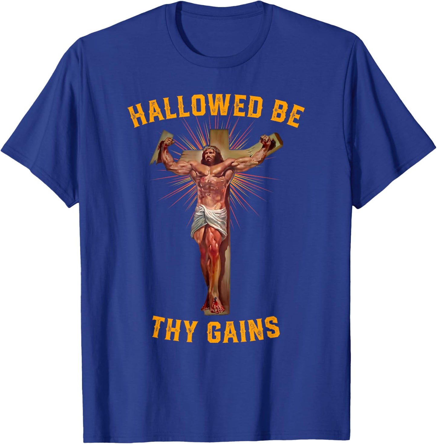 Hallowed Be Thy Gains T-Shirt - T-Shirt | Royal