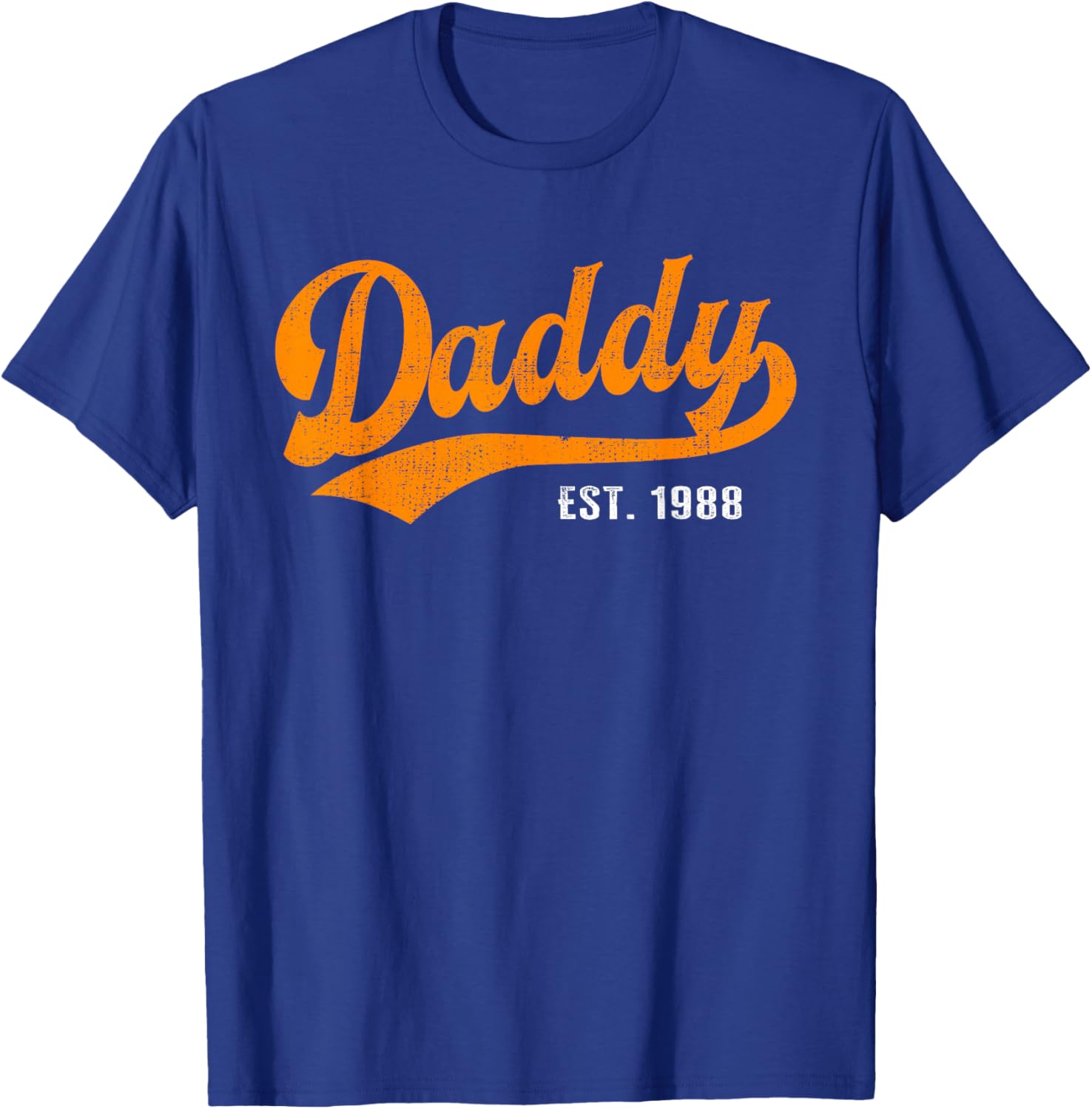 Daddy Best Dad Ever Since 1988 T-Shirt - T-Shirt | Royal