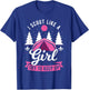 I Scout Like A Girl Try To Keep Up - Scouting Scout T-Shirt - T-Shirt | Royal