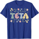 Teta Flowers Teta Aunt Teta Auntie T-Shirt - T-Shirt | Royal