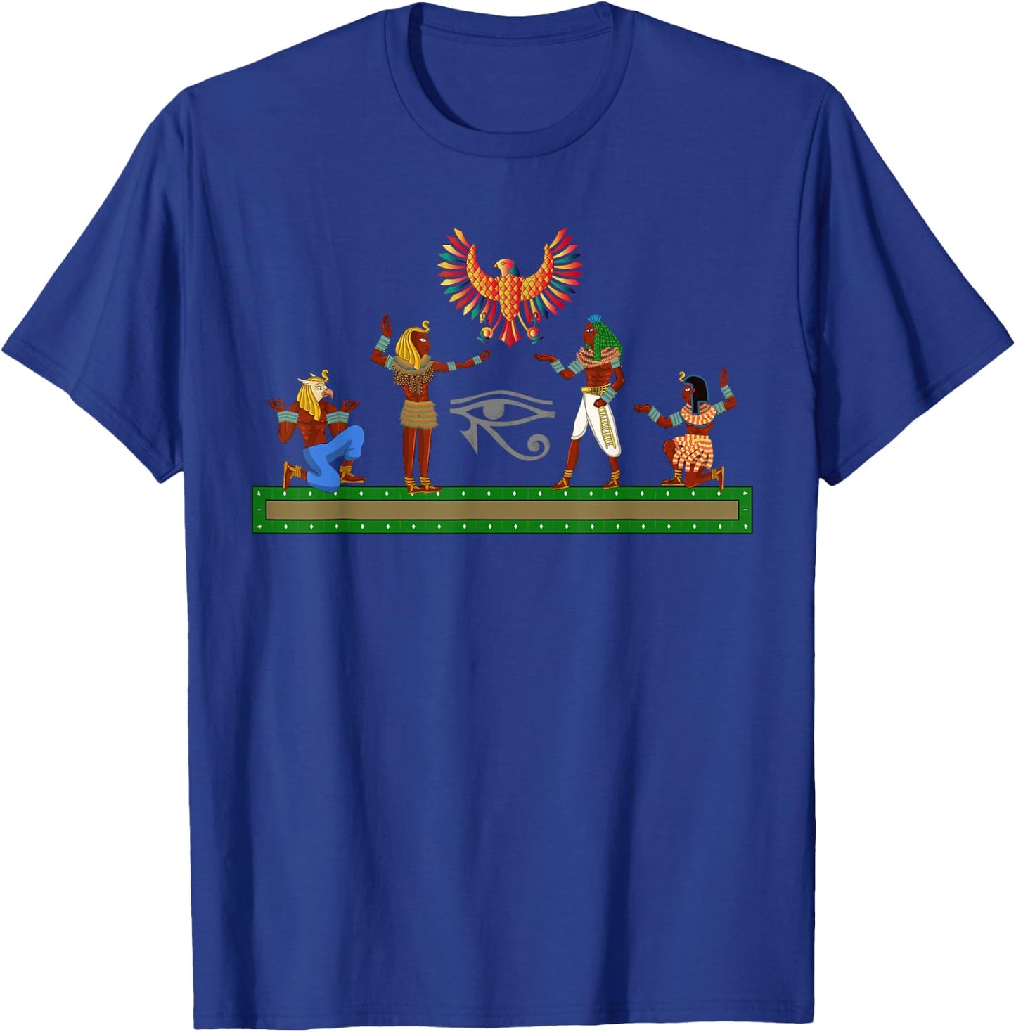 Proud Egyptian Gift Hieroglyphics Tut Ankh Pyramids Egypt T-Shirt - T-Shirt | Royal