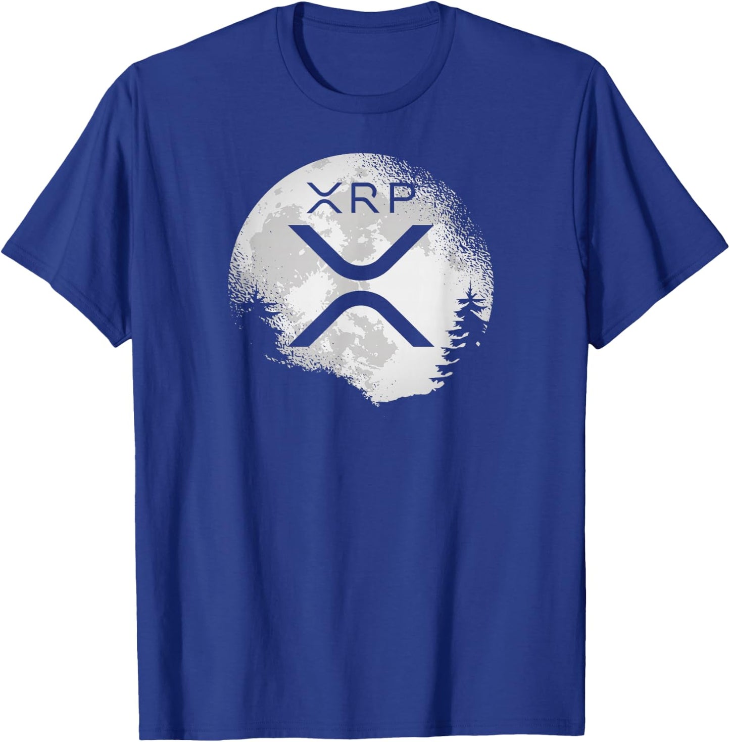 XRP Hodl To The Moon Crypto T-Shirt - T-Shirt | Royal