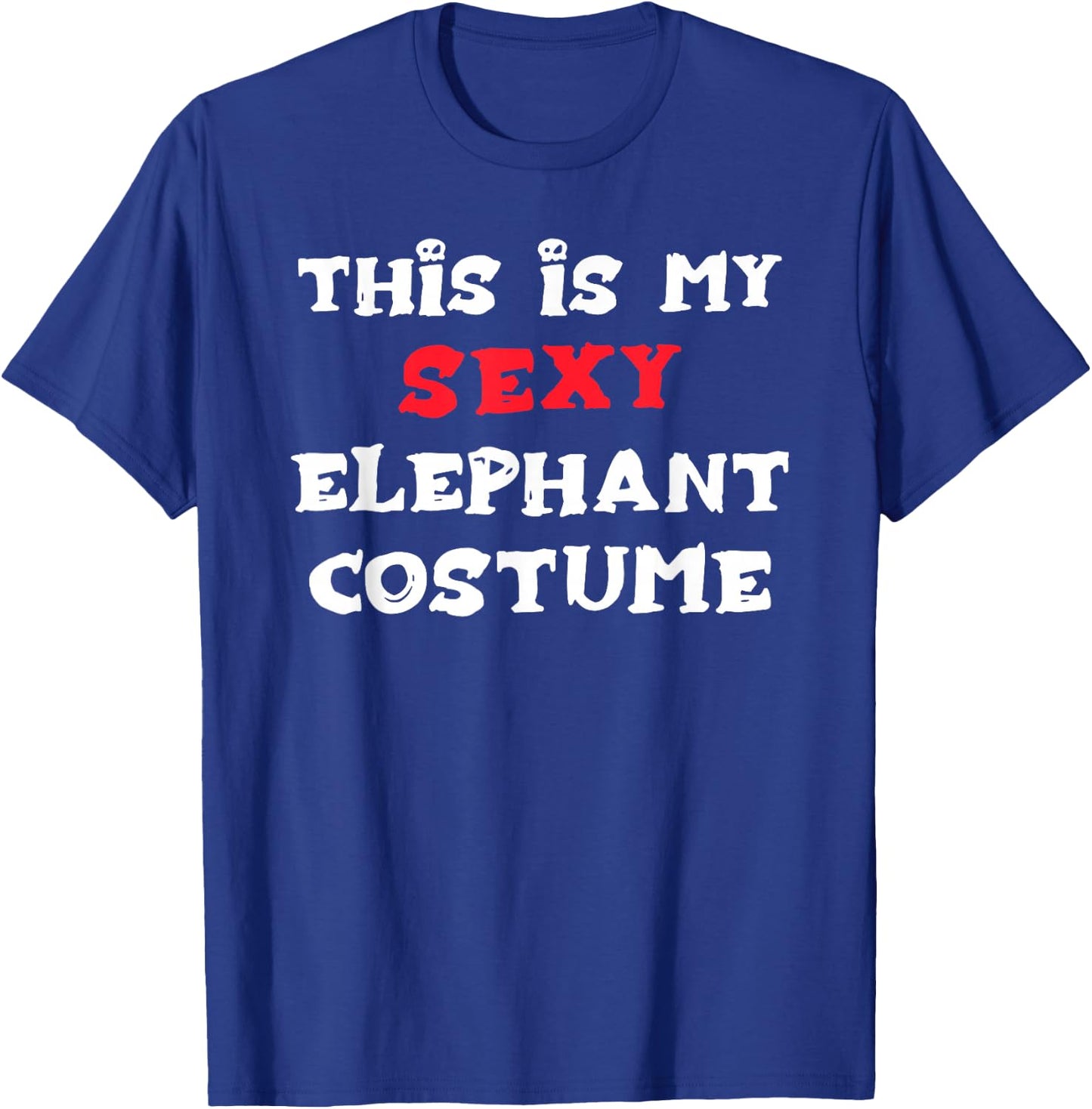 This is my Sexy ELEPHANT Costume Simple Halloween T-Shirt - T-Shirt | Royal