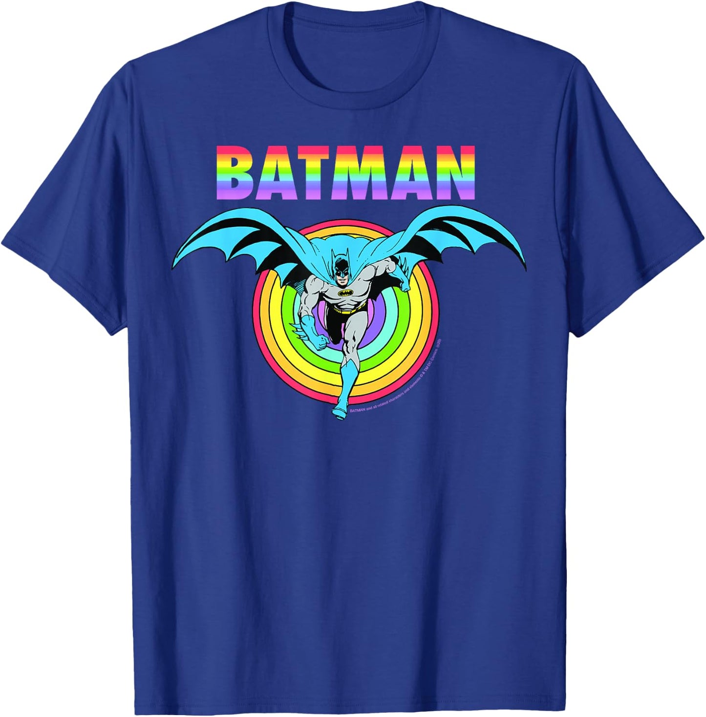 DC Comics Pride Batman Rainbow Run T-Shirt - T-Shirt | Royal