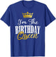 I'm The Birthday Queen Funny Matching Birthday Party Gift T-Shirt - T-Shirt | Royal
