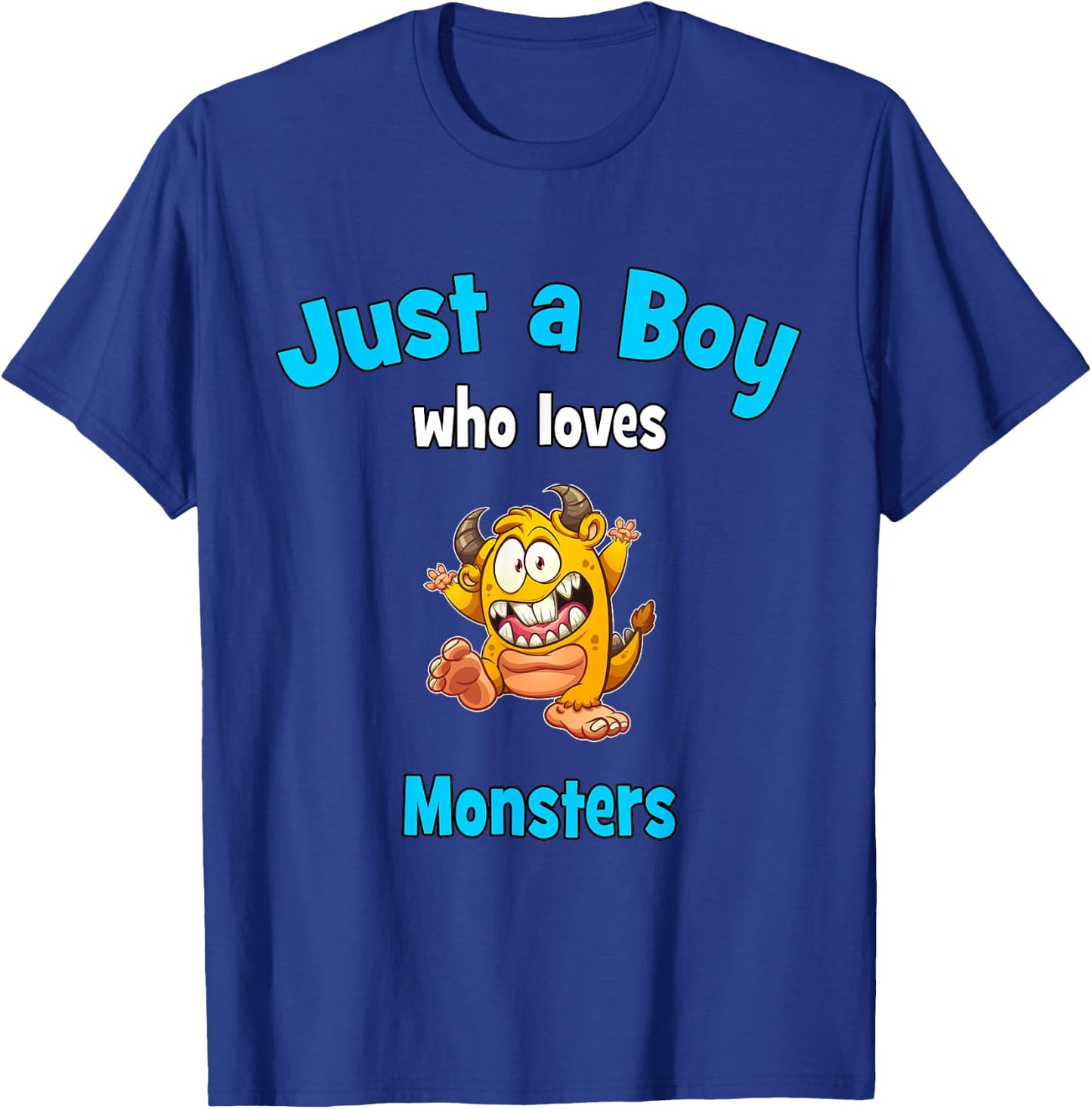 Boys Monster | Kids Monster T-Shirt - T-Shirt | Royal