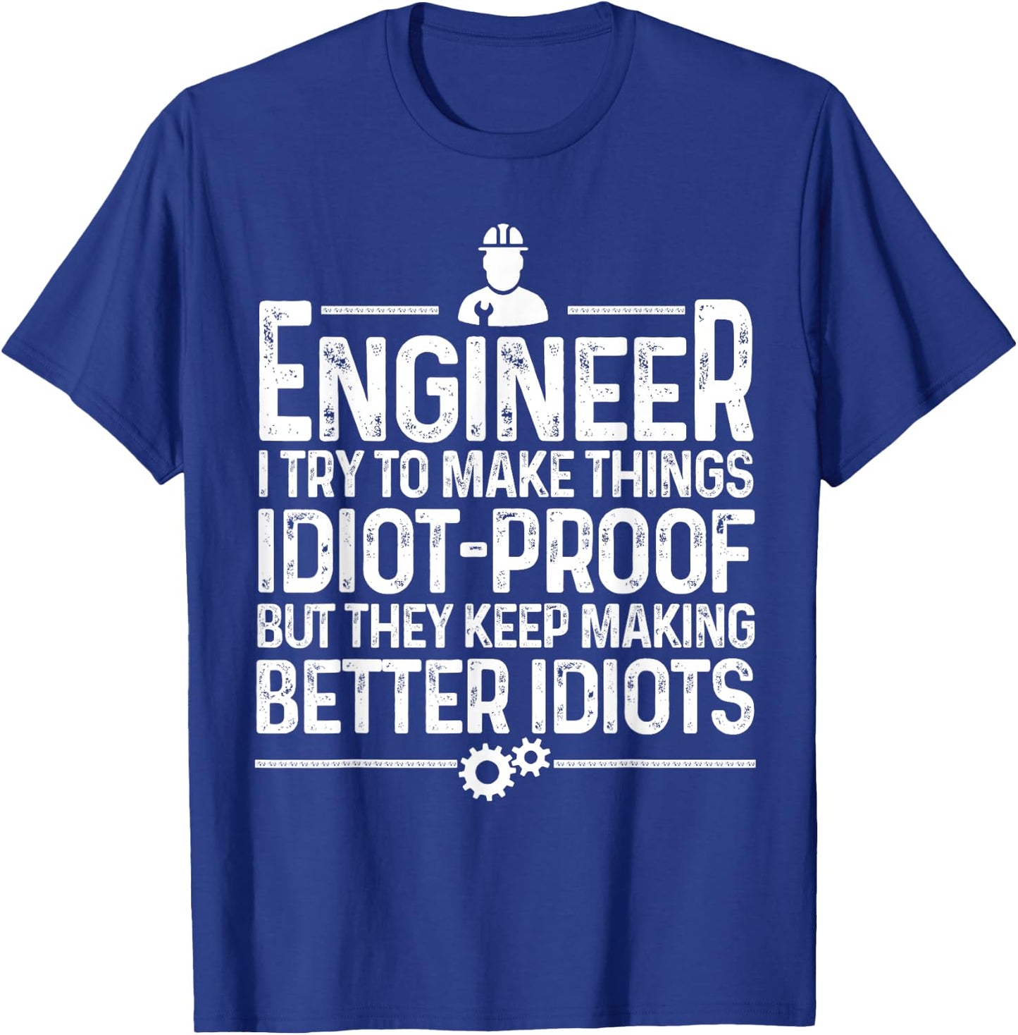 Funny Engineer Gift Women Cool Engineering Mechanic Small T-Shirt - T-Shirt | Royal